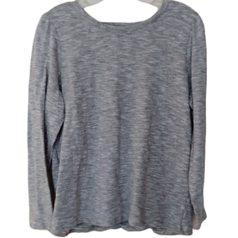 Loft Outlet Stripe Open Wrap Back Top